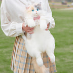 Fairy Light Calico Cat Backpack –Handmade Glowing Plush Gift