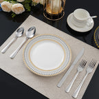 HANSMART 60Pcs Stainless Steel Flatware Set
