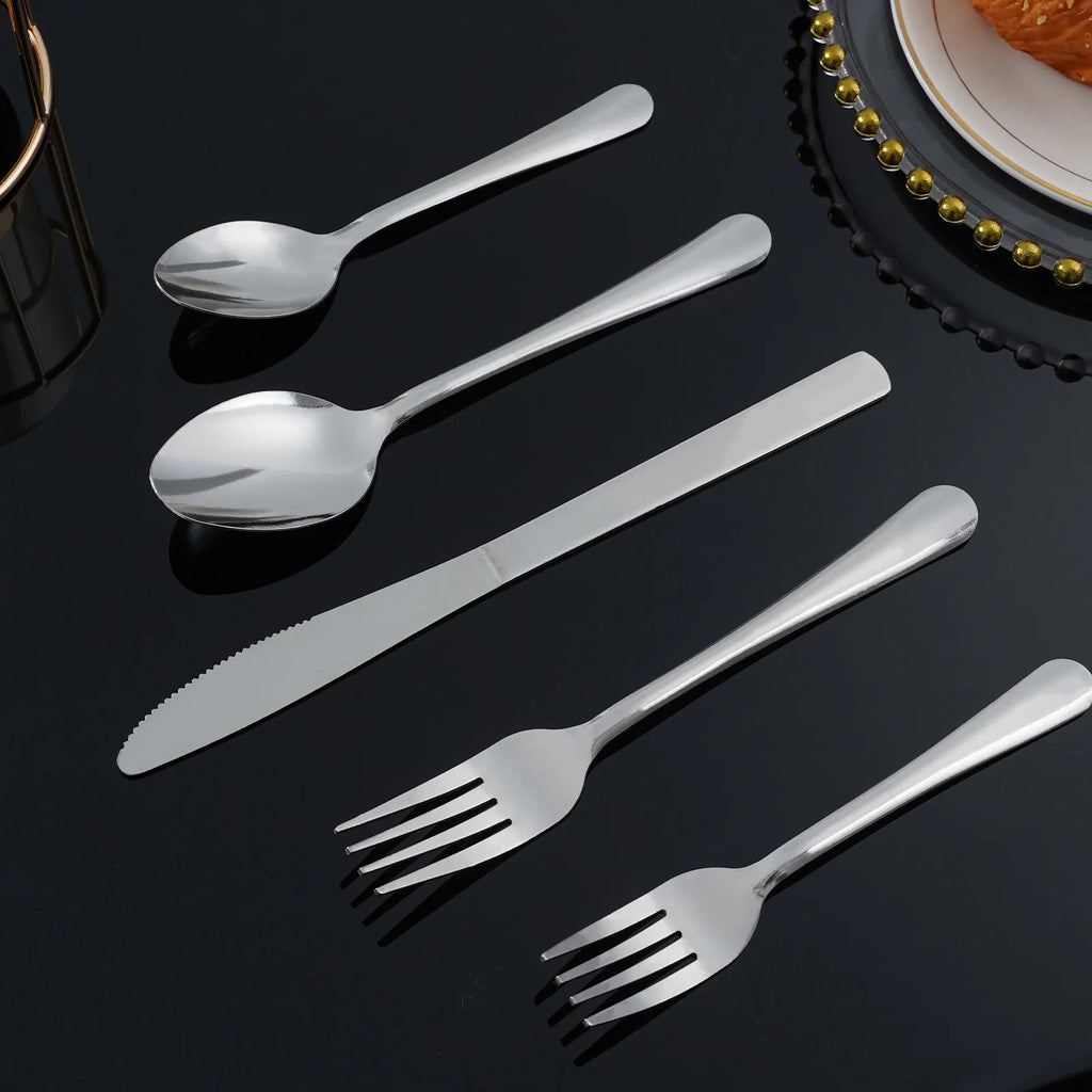 HANSMART 60Pcs Stainless Steel Flatware Set