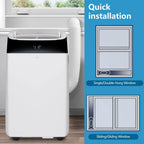 14000 BTU Portable Air Conditioner 3-in-1 AC Unit Cool Dehumidifier Fan  Rooms Up to 750 Sq.ft