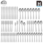 HANSMART 60Pcs Stainless Steel Flatware Set