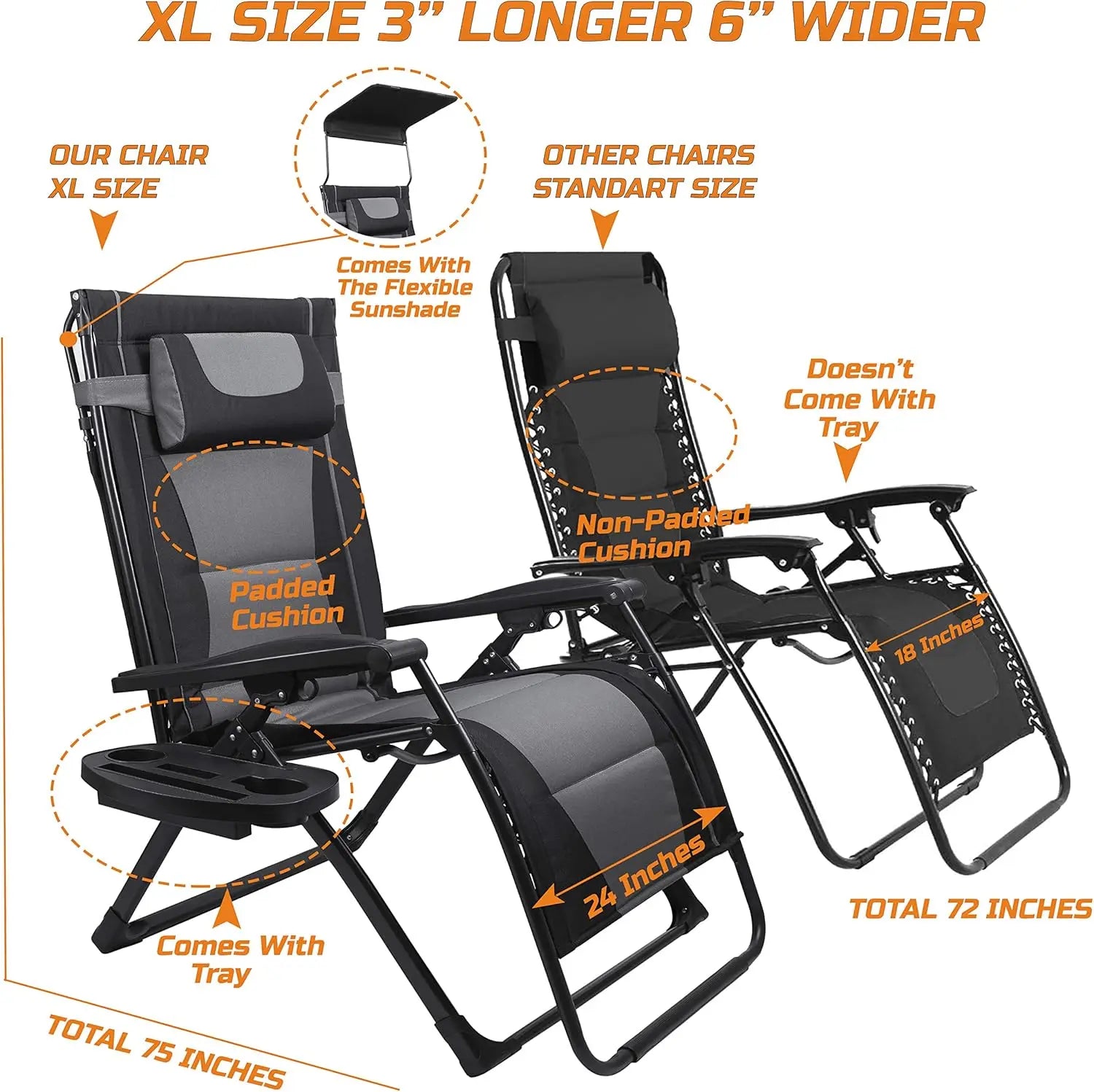 Recliner Folding Chairs