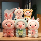 Boba Pig Stuffed Animal Soft Plushie Gift for Girls & Boys