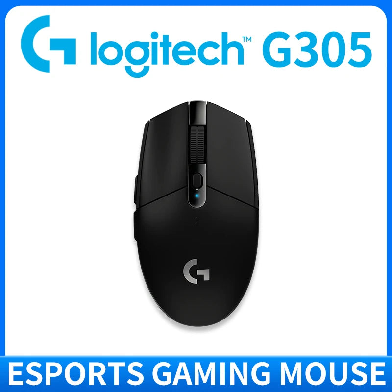 Logitech G304 Wireless Gaming Mouse 12000 DPI HERO Sensor LIGHTSPEED 1ms 9-Month Battery Creative Long Battery Users G304/G305