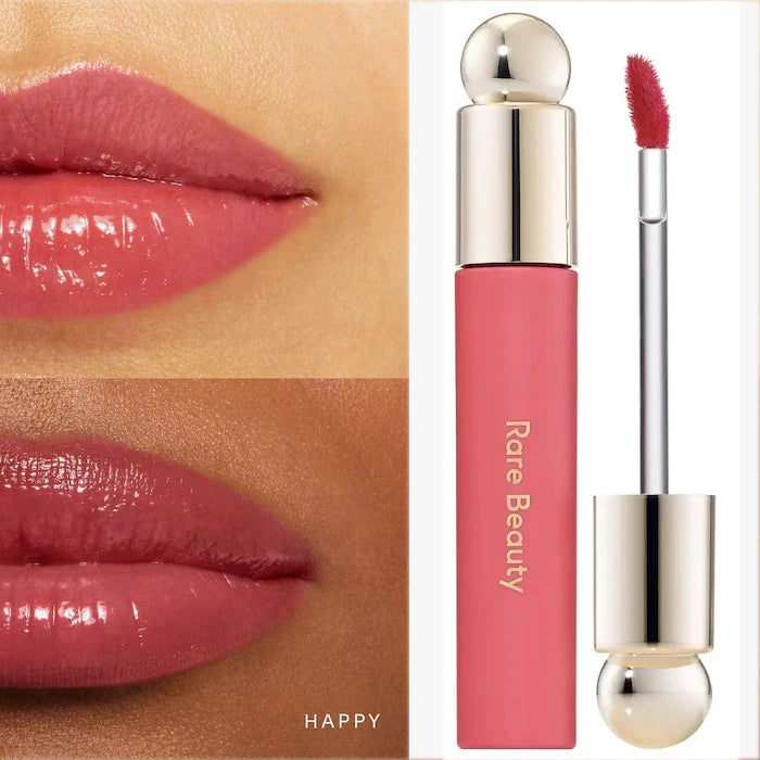 Rare Beauty Soft Pinch Tinted Lip Oil Stain Lip Gloss Delight Hope Happy Wonder Liquid Blush Makeup Cosmetics Face Eye Blusher