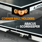 9x5ft, Tournament Indoor Table Tennis Table, Quick Setup, Playback Mode & Ball Holder, Home/Office, Customized