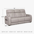 Leather Power Reclining Sofa
