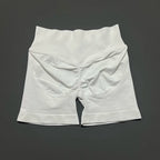 HISTELLO Sports Shorts 4.5" Women Yoga Shorts Seamless Low Waist Scrunch Bum Gym Leggings Workout Stretch Fitness Sports Shorts