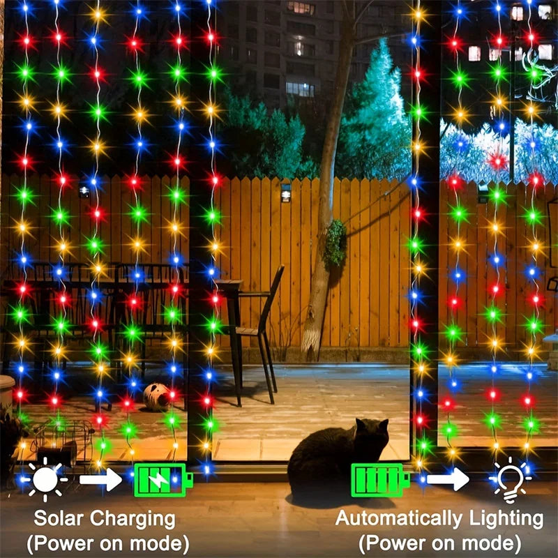 Solar Fairy String Light Pavilion