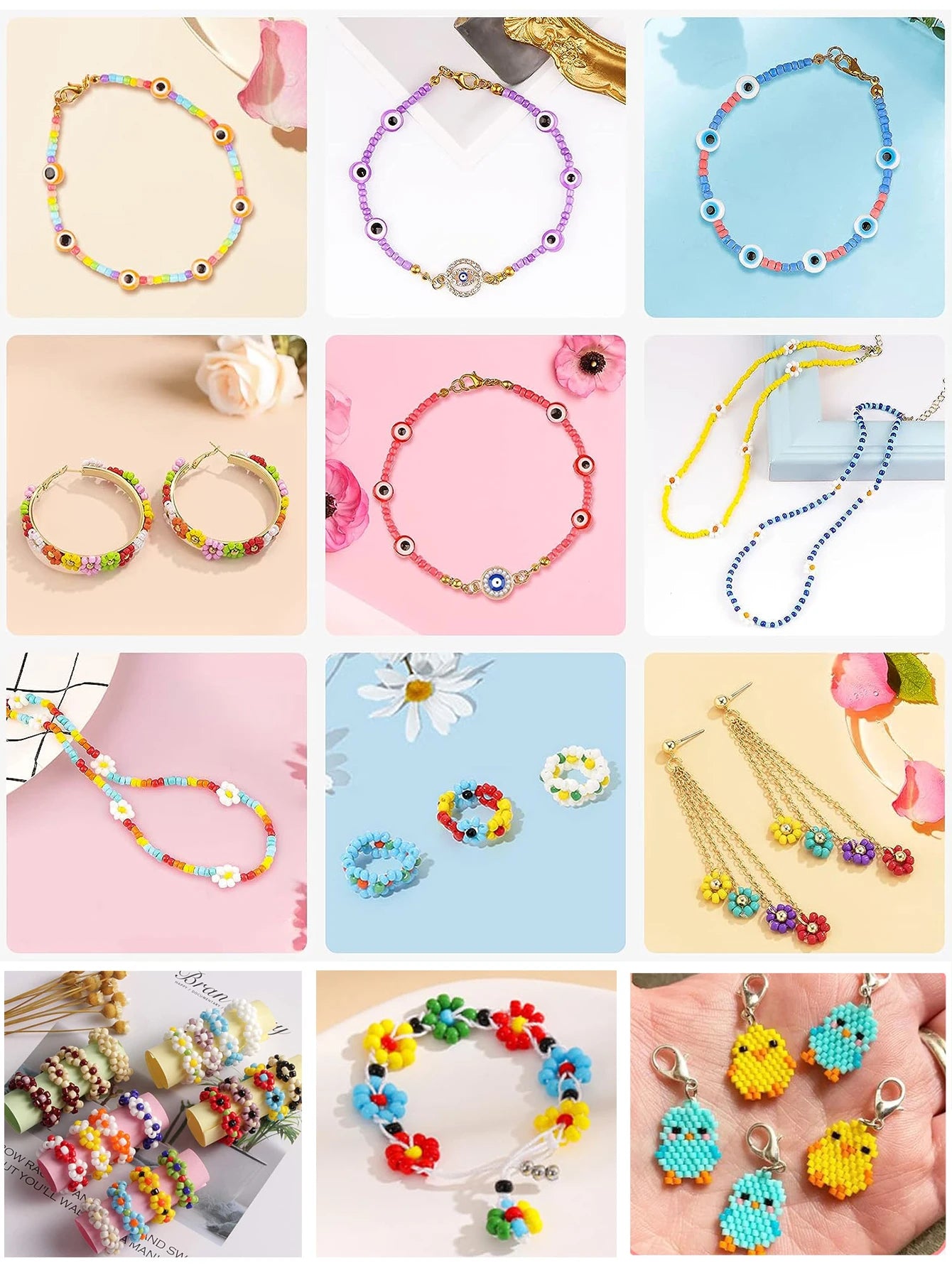 Bead Bracelet Jewelry Making Kit, Bead Sorting Kit