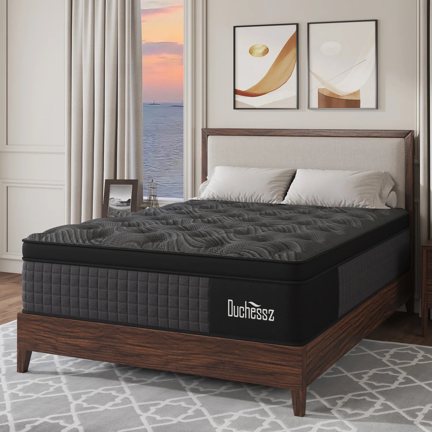 "Twin Full Queen King Size Gel Memory Foam Pocket Spring Mattress