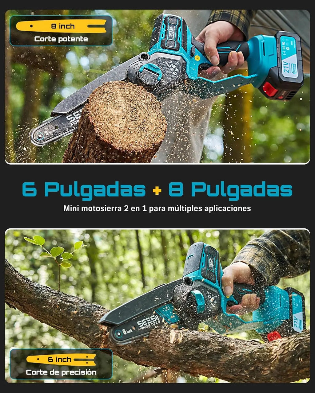 Chainsaw 1000W Cordless Makita 18V Battery