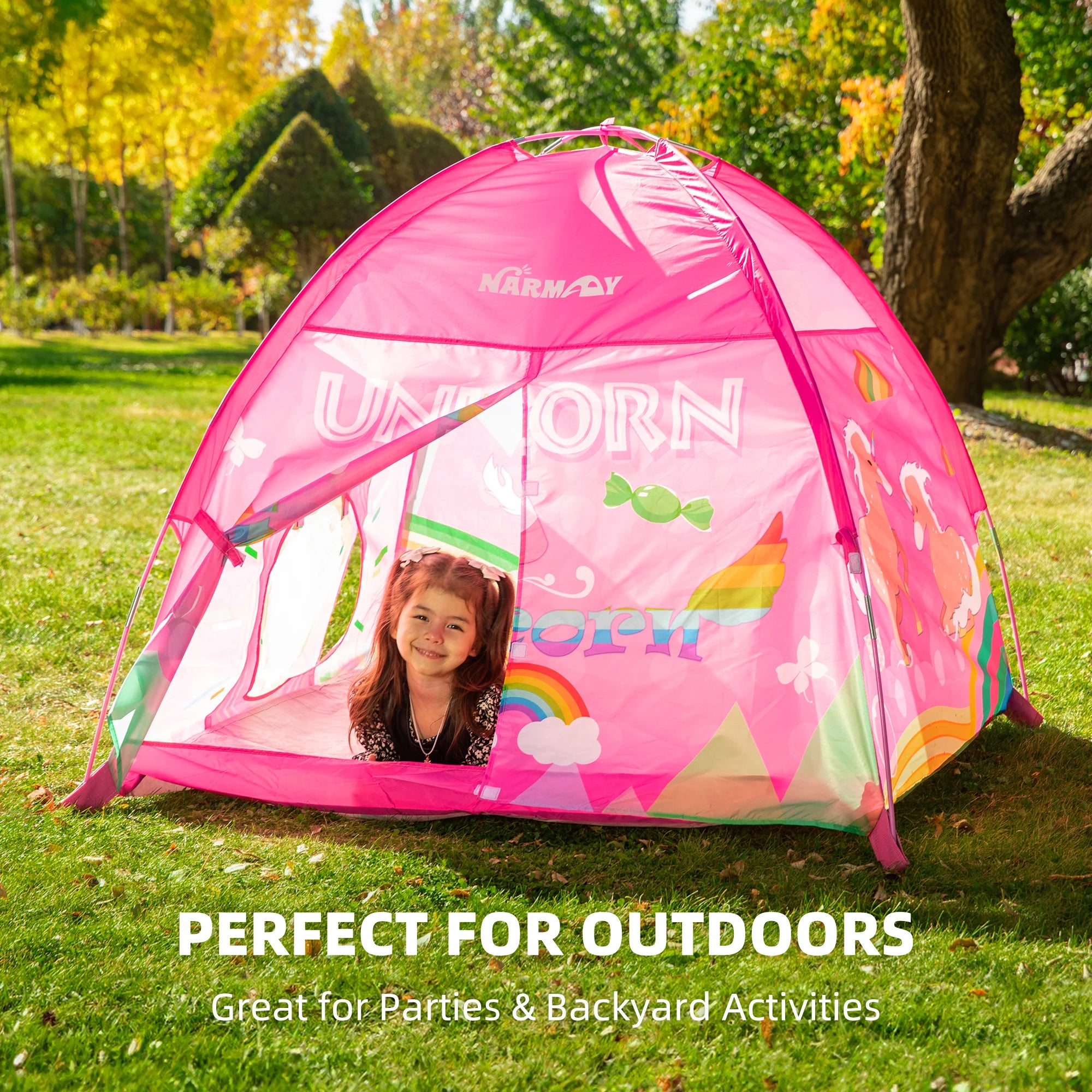 Unicorn Dome Tent for Girls
