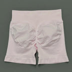 HISTELLO Sports Shorts 4.5" Women Yoga Shorts Seamless Low Waist Scrunch Bum Gym Leggings Workout Stretch Fitness Sports Shorts