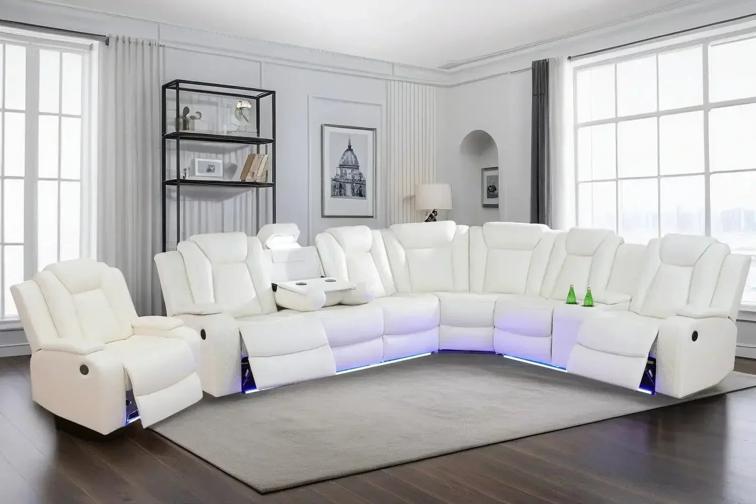 Hot Reclining Power Recliner Adjustable Sofa,