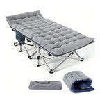 Camping Cot With Mat Carry Bag, 28in Wide, 880LBS