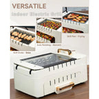 3 In 1 Indoor BBQ Kabob Skewers Grill,
