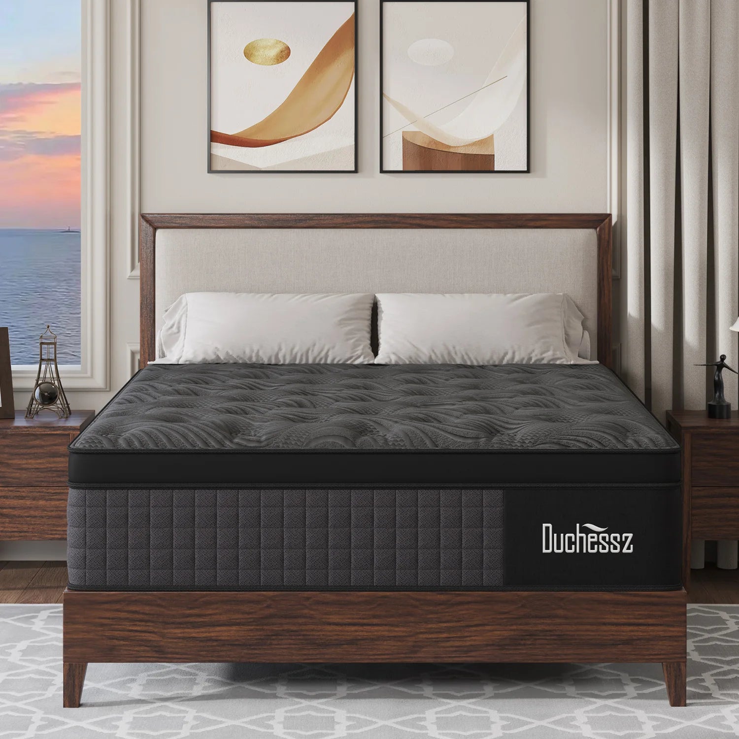 "Twin Full Queen King Size Gel Memory Foam Pocket Spring Mattress