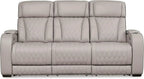 Leather Power Reclining Sofa