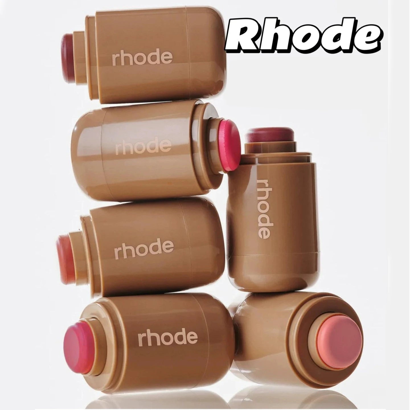 Brand Makeup Blusher Rouge Powder Pocket Blush Lipstick Cheek Hydrating Stick Natural Cream Lip Gloss Cheek Easy Apply Color
