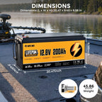 RVPOZWER LiFePO4 Lithium Battery