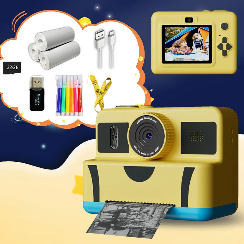 Aged 4 and above dual-lens camera &32GB memory