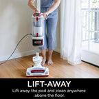 Upright Vacuum with HEPA , Swivel Steering, LED