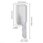 Fading Comb Professional Barber Clipper Blending Flat Top Hair Cutting Comb For Men Heat Resistant Fade Brush Salon Styling Tool