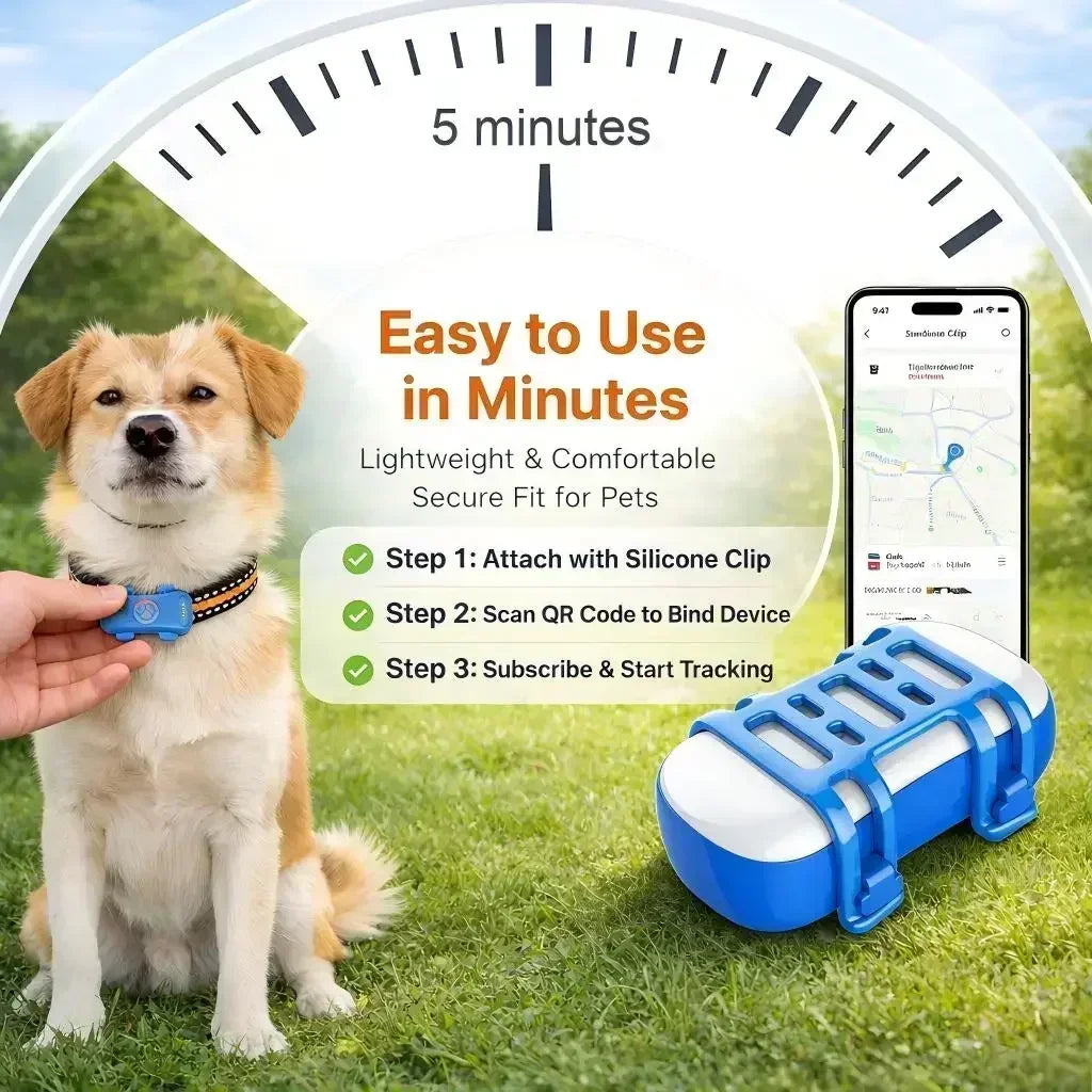 GPS Pet Tracker 4G for Dogs & Cat