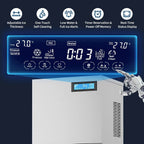 Commercial Ice Maker Machine 450LBS/24H AC110V/60Hz Stainless Steel Under Counter Ice Machine