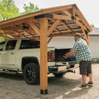 20ft x 12ft  Carport Pavilion  Steel Roof