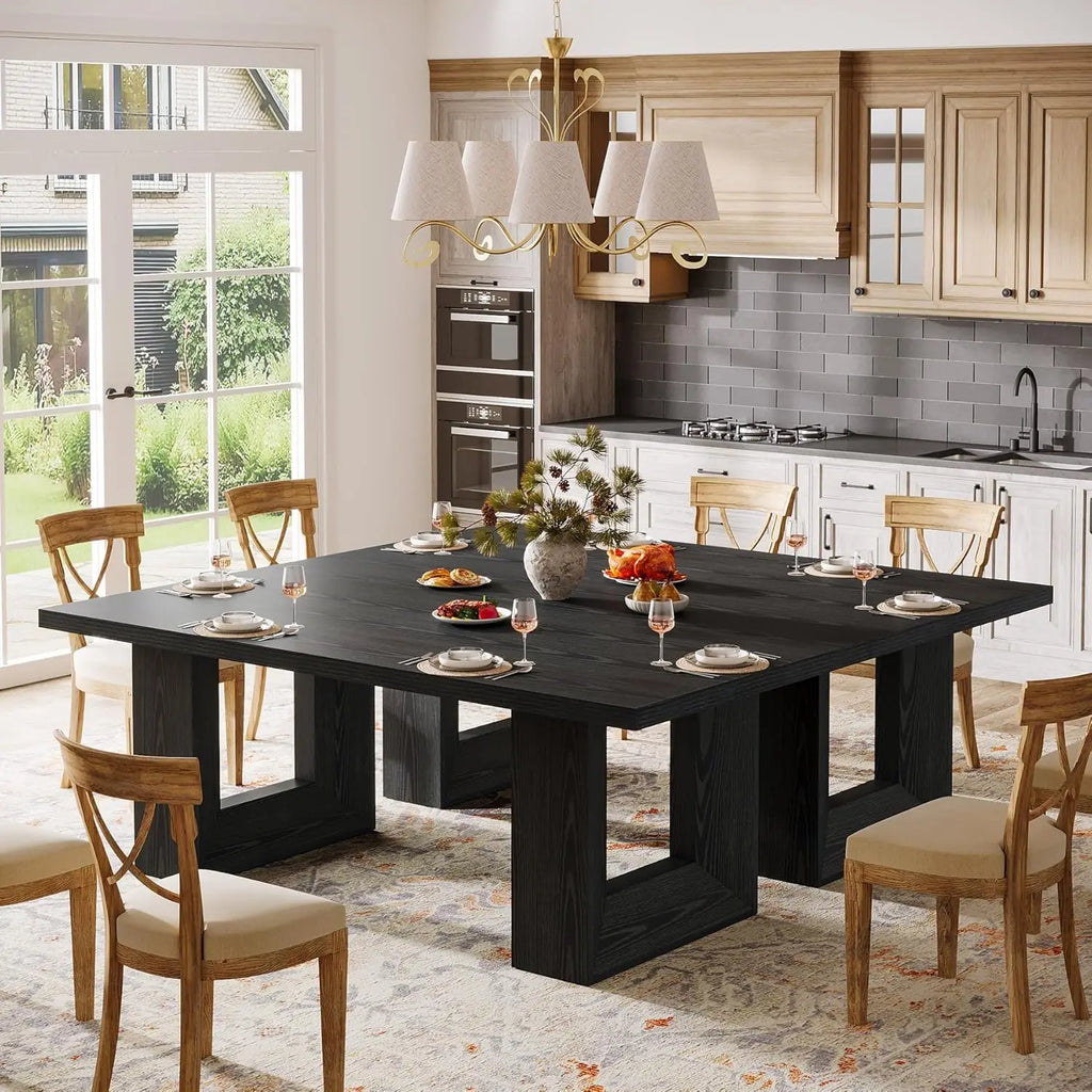Farmhouse Dining Table for 6-8,