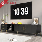 70" Fluted TV Stand for TVs Up to 80",