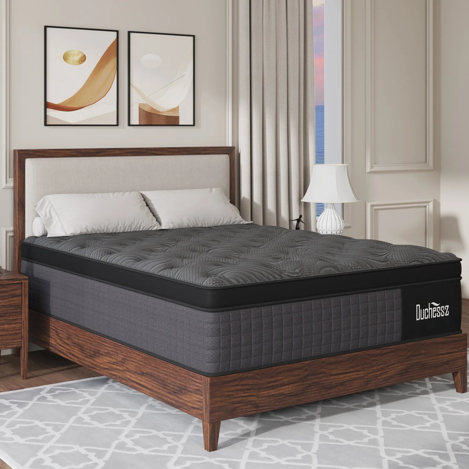 "Twin Full Queen King Size Gel Memory Foam Pocket Spring Mattress