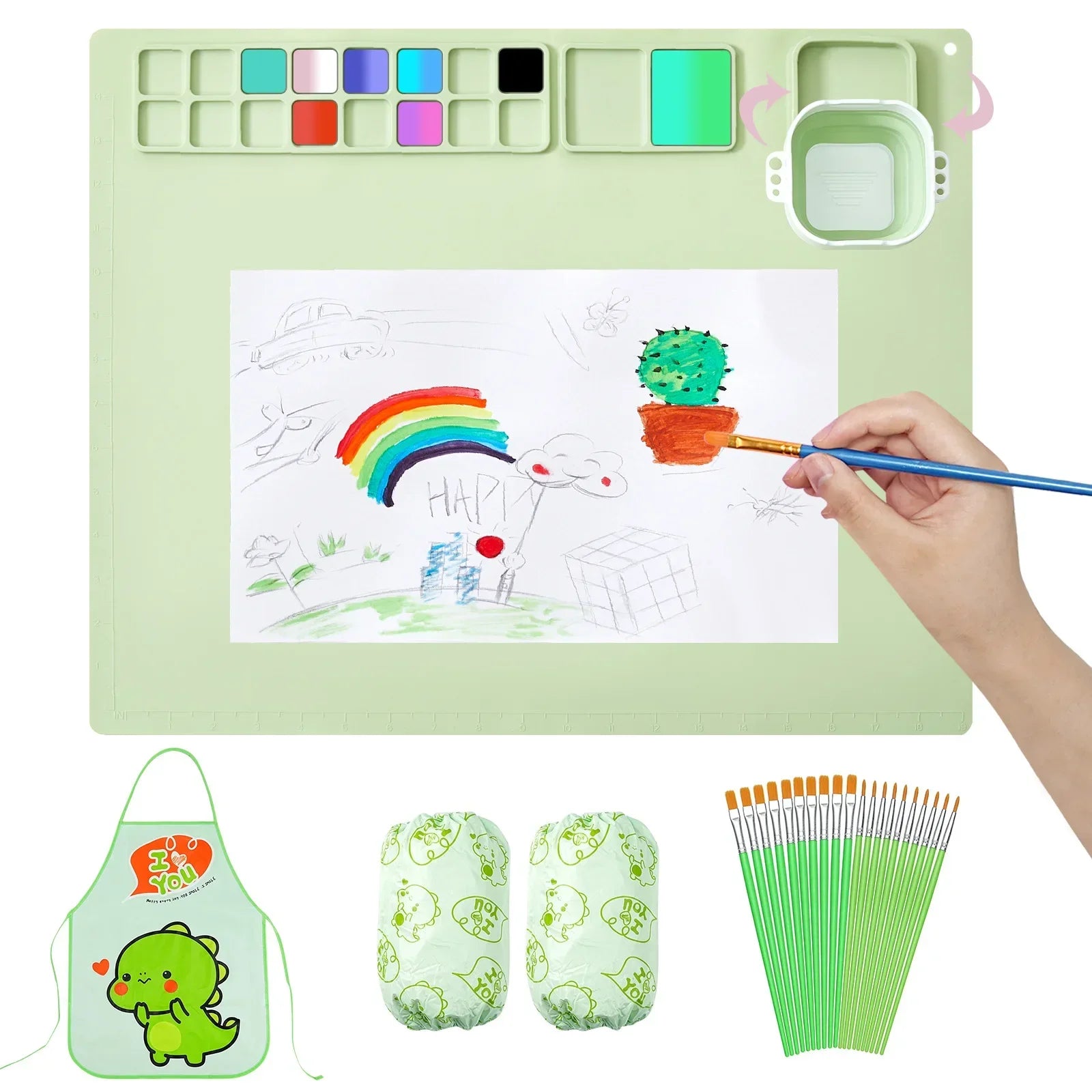 Silicone Painting Mat Set