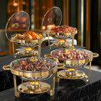 Chafing Dishes for Buffet 5QT Round Stainless Steel
