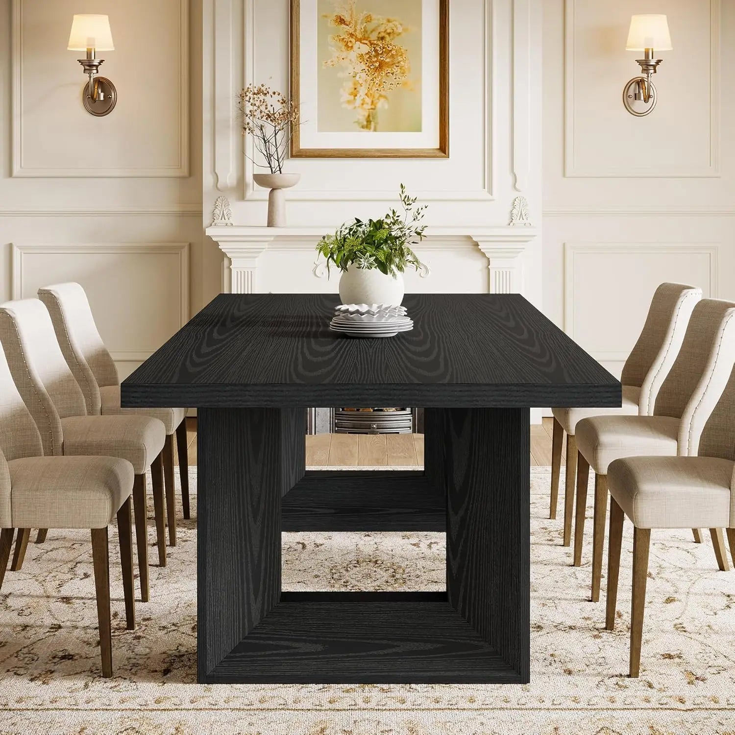 Farmhouse Dining Table for 6-8,