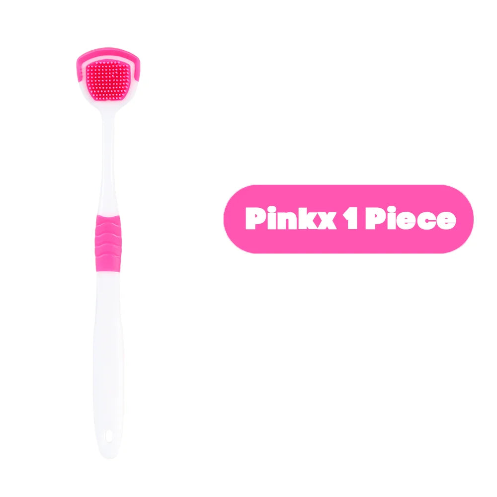 1Pc/4Pcs/8Pcs Silicone Tongue Scraper For Oral Hygiene,Tongue Cleaner Scraper For Oral Care,Tongue Brush Food Debris Clea