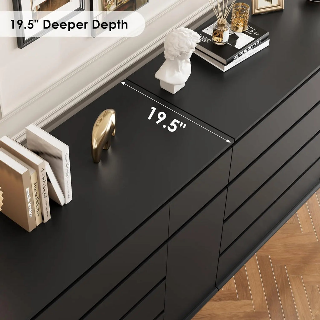 5 Drawer Dresser, Drawers and Wide Storage Space