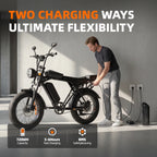 X5 20 Inch Fat Tire All Terrain Electric Bike 1500W Peak Motor E-Bike 48V15AH