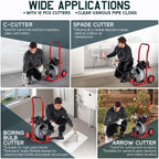 100 FT x 1/2 inch Electric Drain Cleaner
