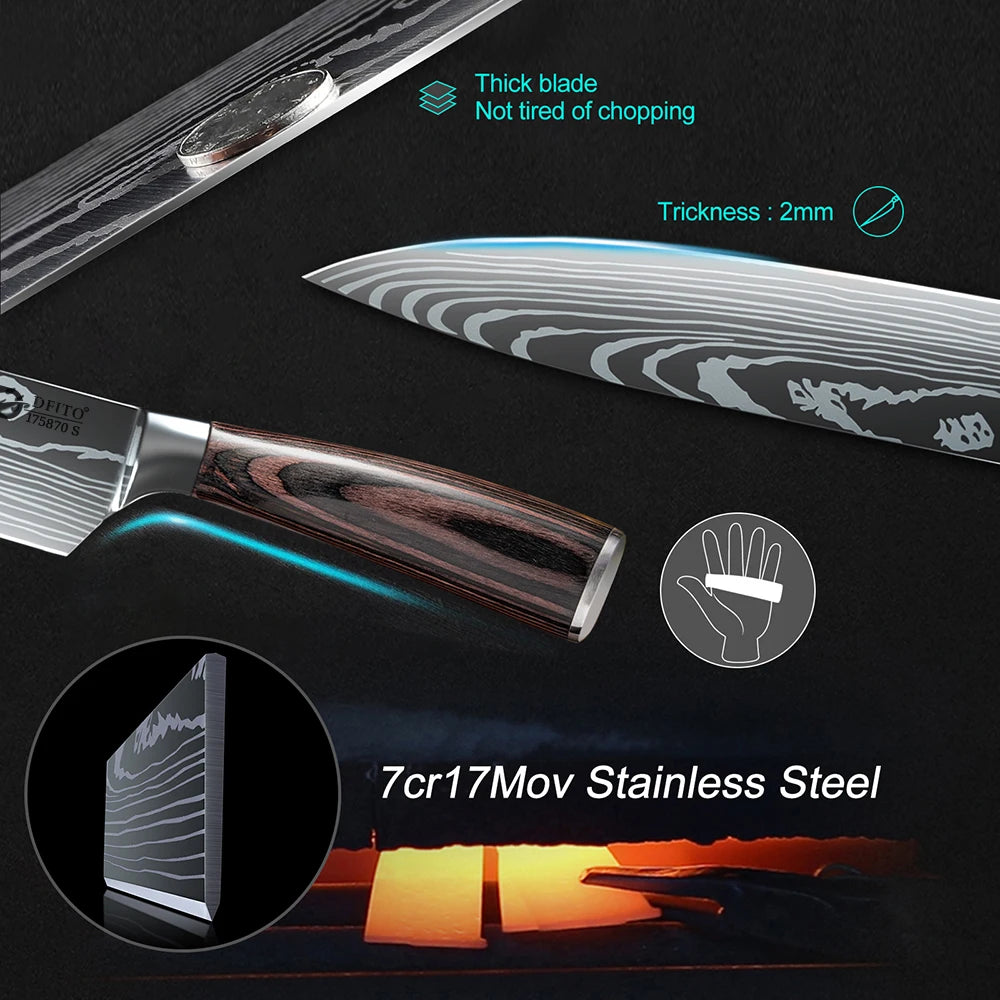 KEPEAK Kitchen Knife Set