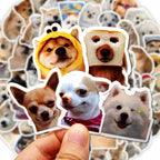 100pcs Funny Dog Stickers Cartoon Cute Decals Toy Stationery Guitar Phone Bicycle Laptop Luggage Car Graffiti Sticker