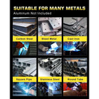 Gasless Flux Core/Gas MIG/Lift TIG/Stick Welder Synergic Control