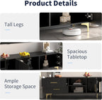 70" Fluted TV Stand for TVs Up to 80",
