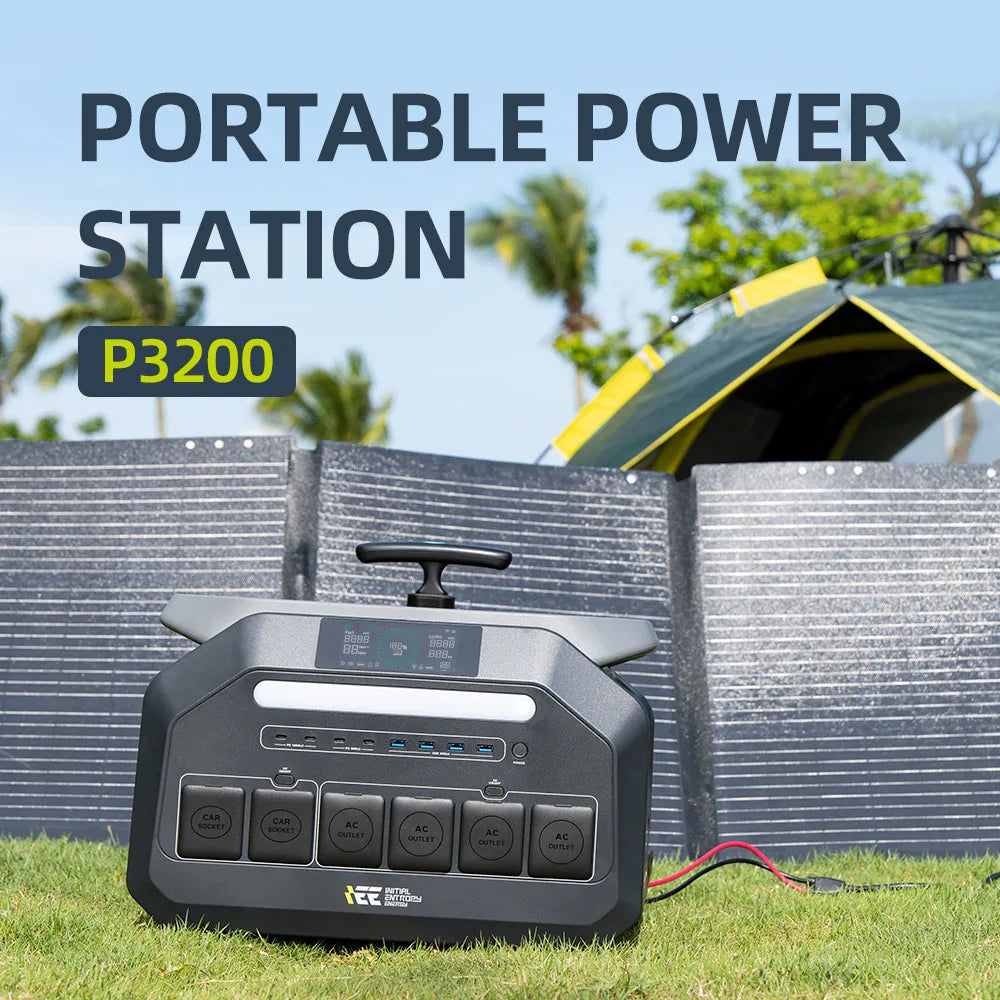 P3200 3200W 2048Wh LiFePO4 Portable Power Station,
