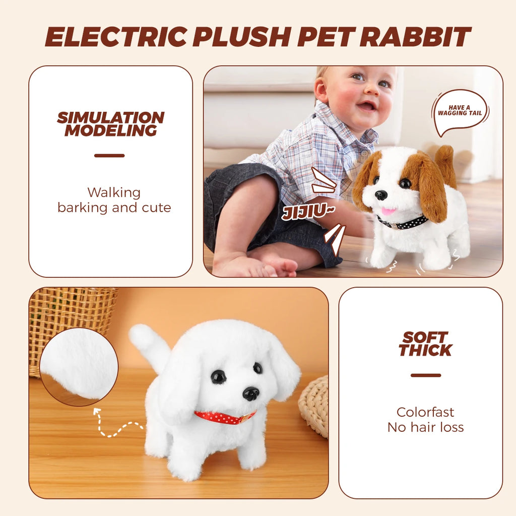 6 Styles Realistic Plush Simulation Smart Dog