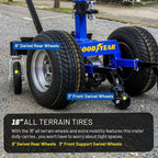 Goodyear Electric Trailer Dolly Super-Duty 7500lbs Max Trailer Weight, 5500lbs
