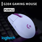 Logitech G304 Wireless Gaming Mouse 12000 DPI HERO Sensor LIGHTSPEED 1ms 9-Month Battery Creative Long Battery Users G304/G305