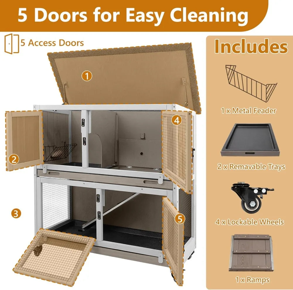 2-Story Rabbit Hutch